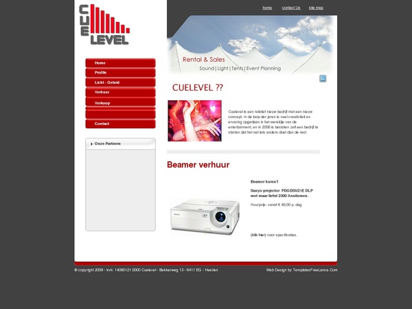 Screenshot Evenementen