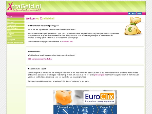 Screenshot Geld verdienen