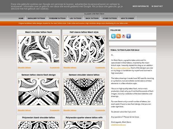 Screenshot Verkoop / Webshop