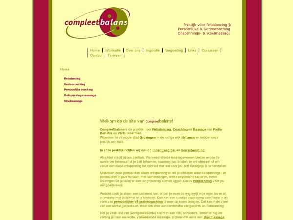 Screenshot Algemeen
