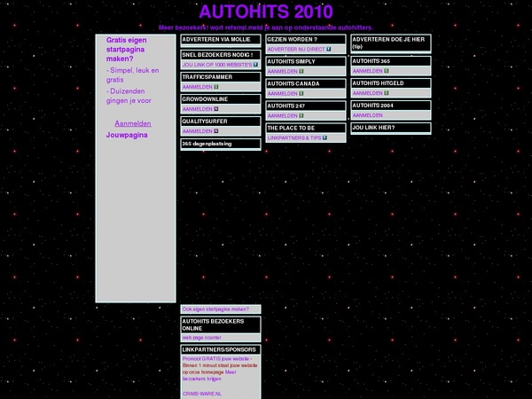 Screenshot Algemeen