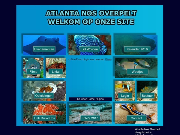 Screenshot Clubs/Verenigingen