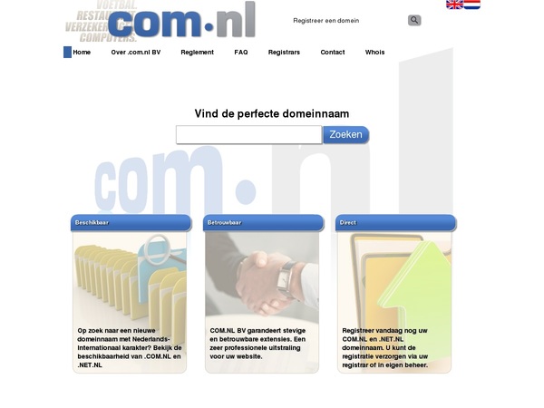 Screenshot Startpagina