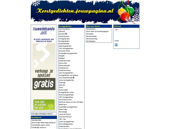 Screenshot Startpagina