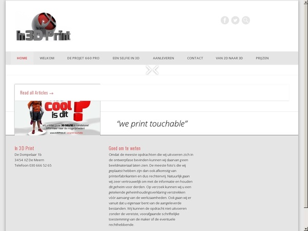 Screenshot Verkoop / Webshop