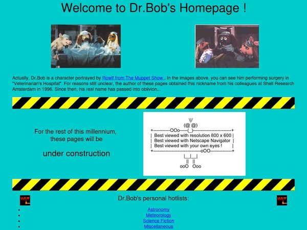 Screenshot Homepages