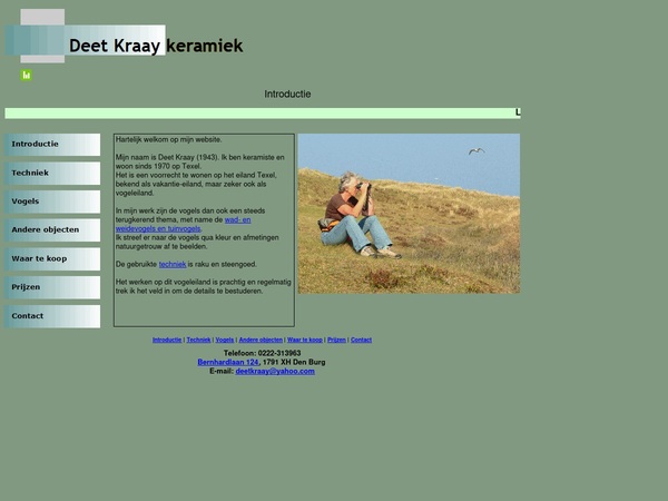 Screenshot Homepages