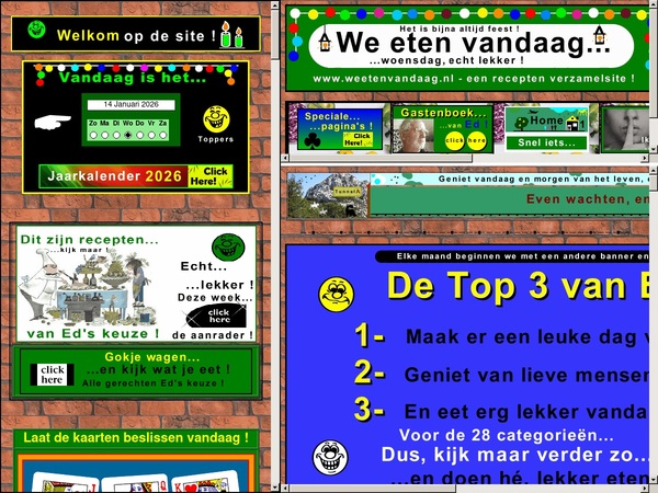 Screenshot Homepages